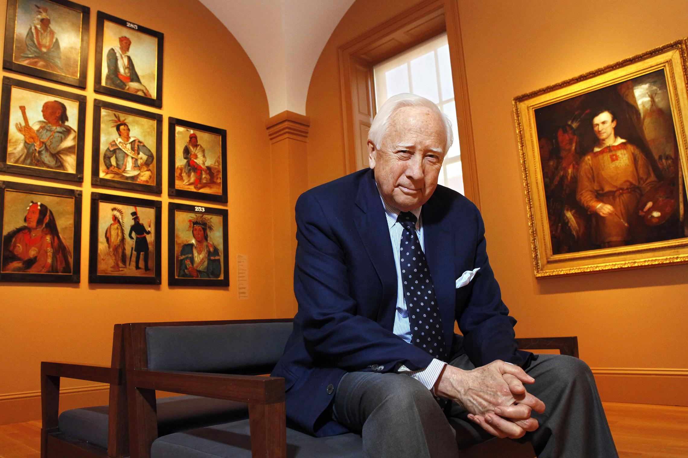 2016: Historian and two-time Pulitzer Prize-winning author David McCullough is working on the book “The Pioneers,” about the generations of pioneers that explored and settled the Northwest Territories. The book will be published by Simon & Schuster in 2019. (Jacquelyn Martin/Associated Press)